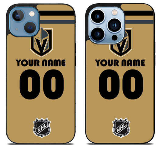 Custom Personalized Vegas Golden Knights NHL iPhone 13 | 13 Mini | 13 Pro | 13 Pro Max Case