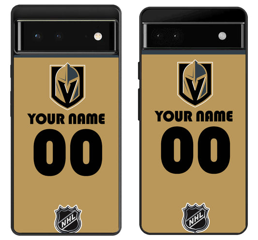 Custom Personalized Vegas Golden Knights NHL Google Pixel 6 | 6A | 6 Pro Case