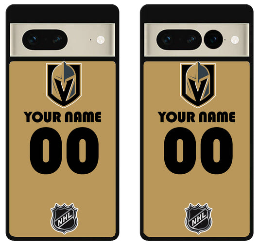 Custom Personalized Vegas Golden Knights NHL Google Pixel 7 | 7 Pro Case