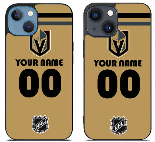 Custom Personalized Vegas Golden Knights NHL iPhone 15 | iPhone 15 Plus Case