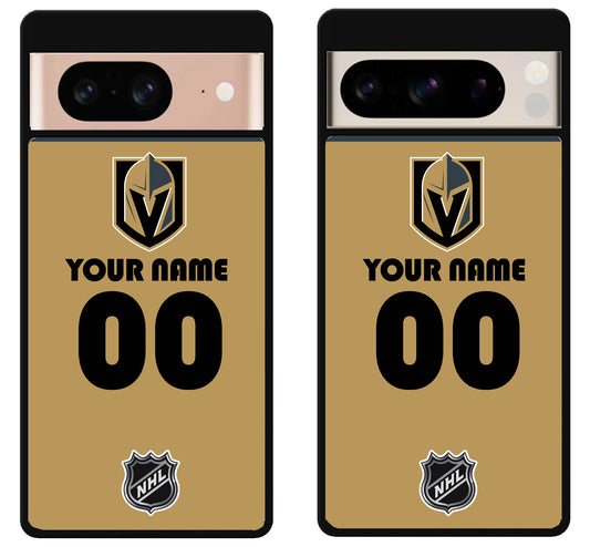 Custom Personalized Vegas Golden Knights NHL Google Pixel 8 | 8 Pro Case