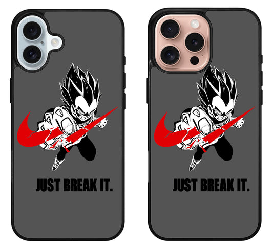 Vegeta Dragon ball Just Break it iPhone 16 | 16 Plus | 16 Pro | 16 Pro Max Case