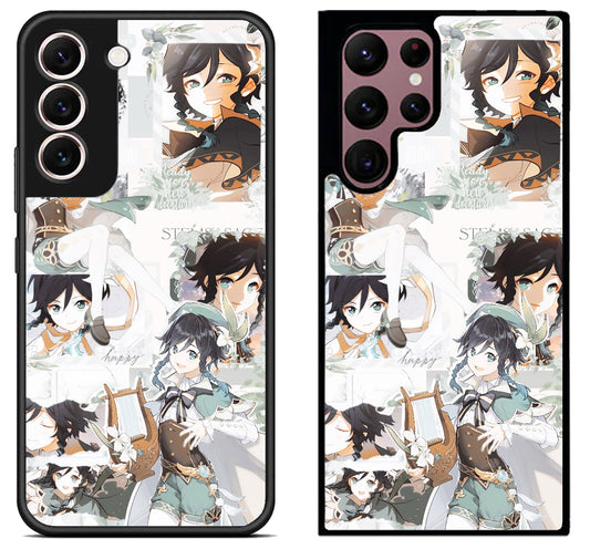 Venti Collage genshin impact Samsung Galaxy S22 | S22+ | S22 Ultra Case