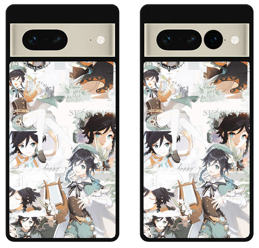 Venti Collage genshin impact Google Pixel 7 | 7 Pro Case