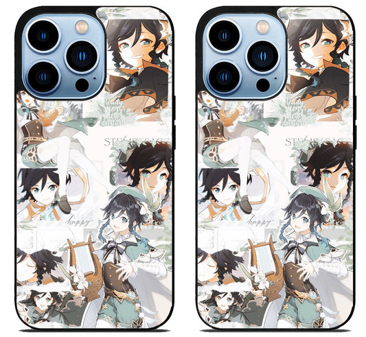 Venti Collage genshin impact iPhone 15 Pro | iPhone 15 Pro Max Case