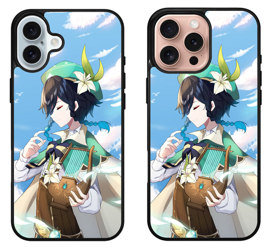 Venti genshin impact iPhone 16 | 16 Plus | 16 Pro | 16 Pro Max Case