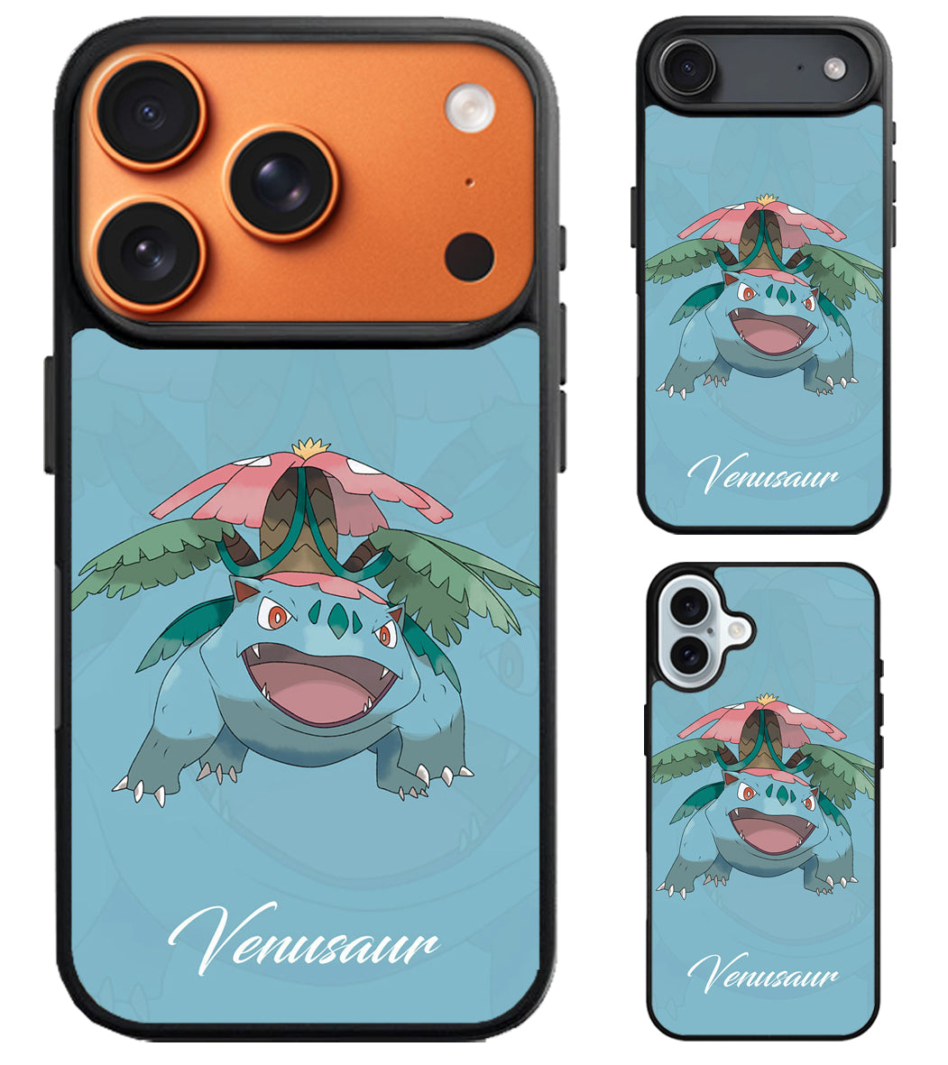Venusaur Pokemon Background iPhone Air | iPhone 17 | 17 Pro | 17 Pro Max Case