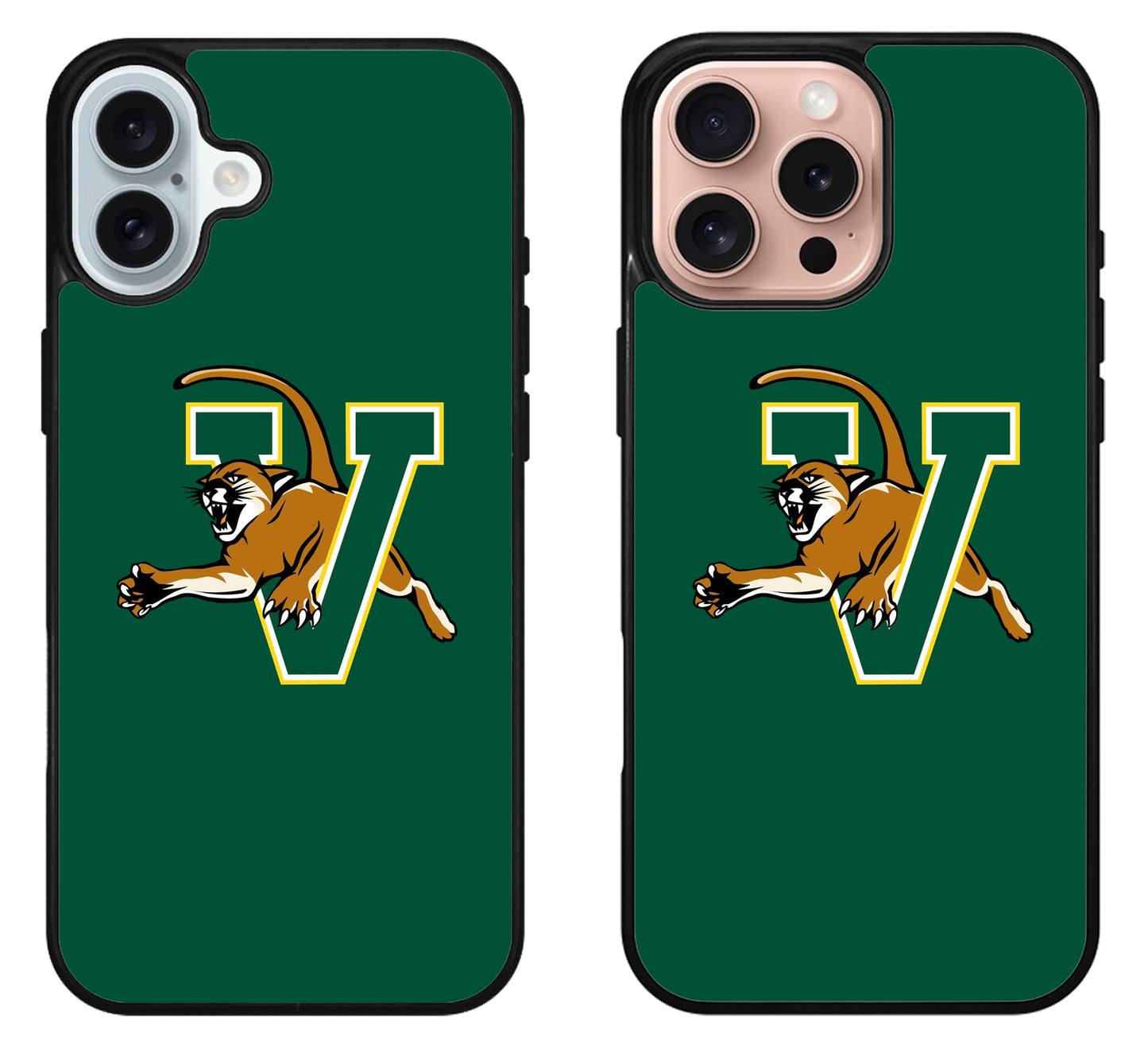 Vermont Catamounts Logo iPhone 16 | 16 Plus | 16 Pro | 16 Pro Max Case