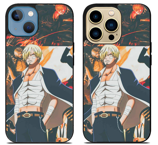 Vinsmoke Sanji One Piece Collage iPhone 14 | 14 Plus | 14 Pro | 14 Pro Max Case