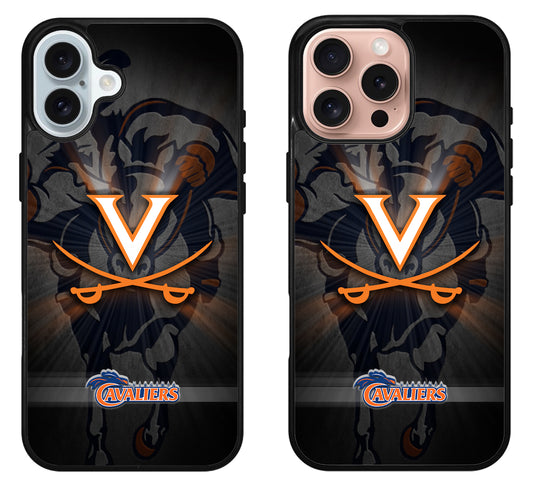 Virginia Cavaliers Background iPhone 16 | 16 Plus | 16 Pro | 16 Pro Max Case