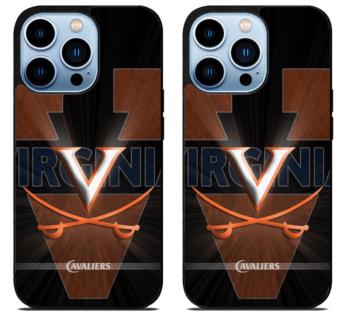 Virginia Cavaliers Background iPhone 15 Pro | iPhone 15 Pro Max Case