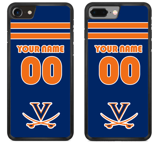 Custom Personalized Virginia Cavaliers iPhone 8 | 8 Plus Case