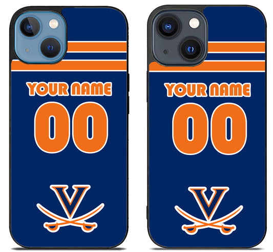 Custom Personalized Virginia Cavaliers iPhone 15 | iPhone 15 Plus Case