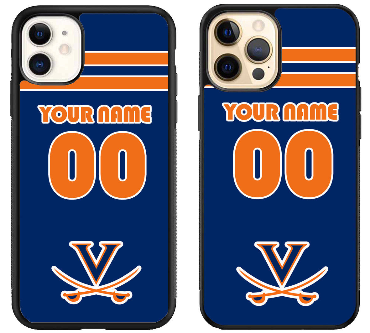 Custom Personalized Virginia Cavaliers iPhone 12 | 12 Mini | 12 Pro | 12 Pro Max Case