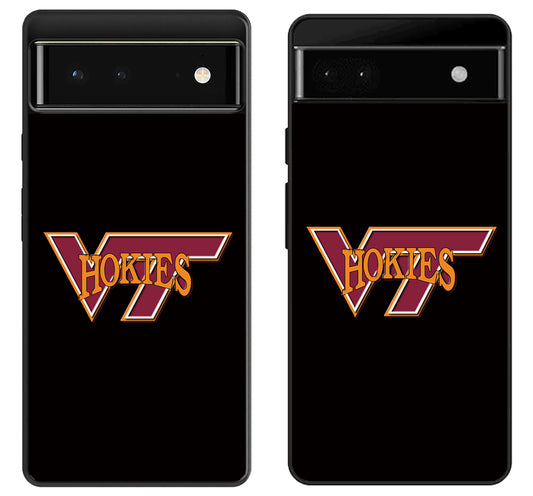 Virginia Tech Hokies Black Google Pixel 6 | 6A | 6 Pro Case