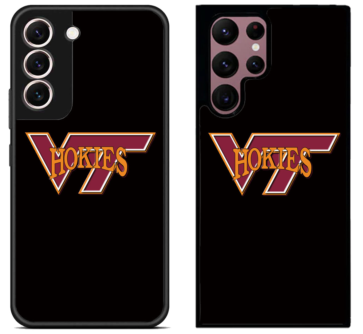 Virginia Tech Hokies Black Samsung Galaxy S22 | S22+ | S22 Ultra Case
