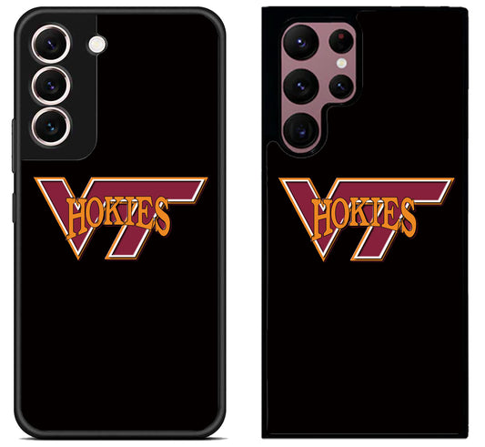 Virginia Tech Hokies Black Samsung Galaxy S22 | S22+ | S22 Ultra Case