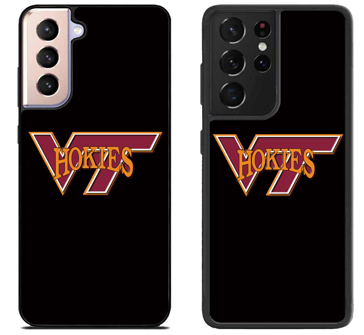 Virginia Tech Hokies Black Samsung Galaxy S21 | S21 FE | S21+ | S21 Ultra Case