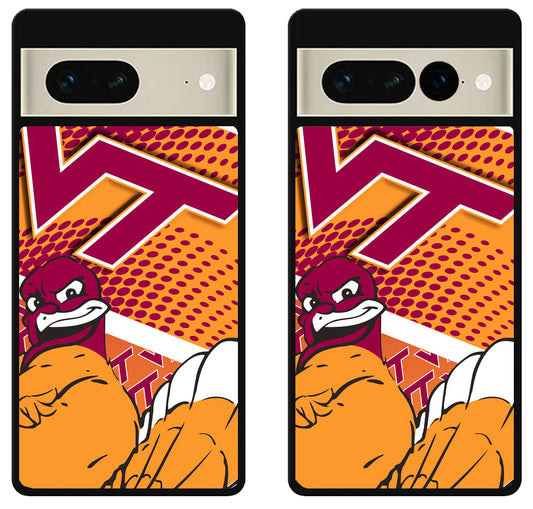 Virginia Tech Hokies Colorfull Google Pixel 7 | 7 Pro Case