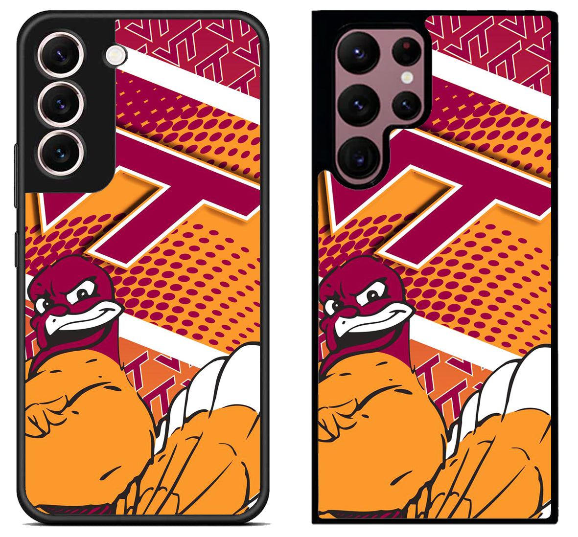 Virginia Tech Hokies Colorfull Samsung Galaxy S22 | S22+ | S22 Ultra Case