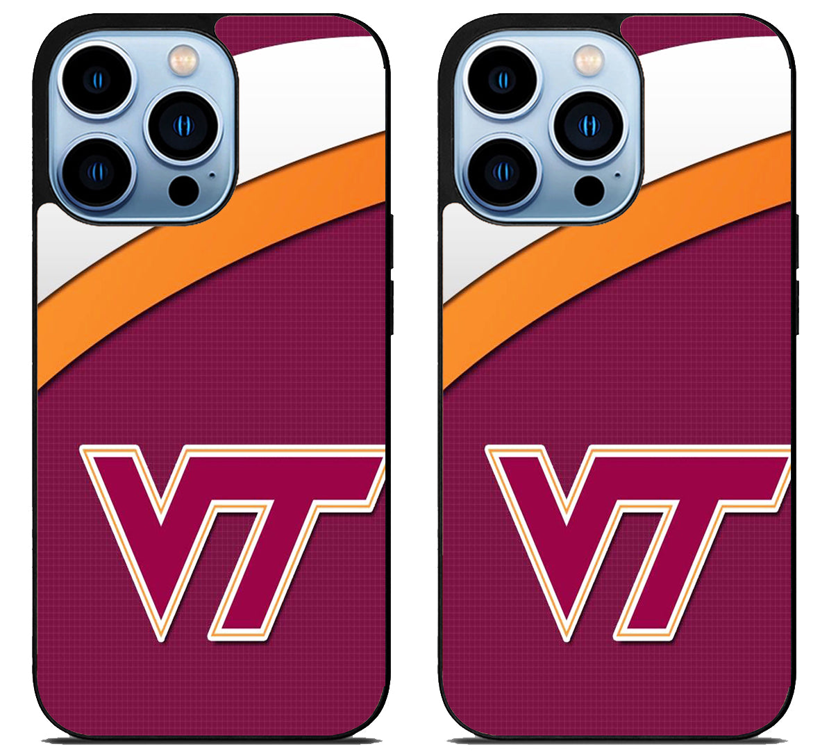 Virginia Tech Hokies Stripe iPhone 15 Pro | iPhone 15 Pro Max Case