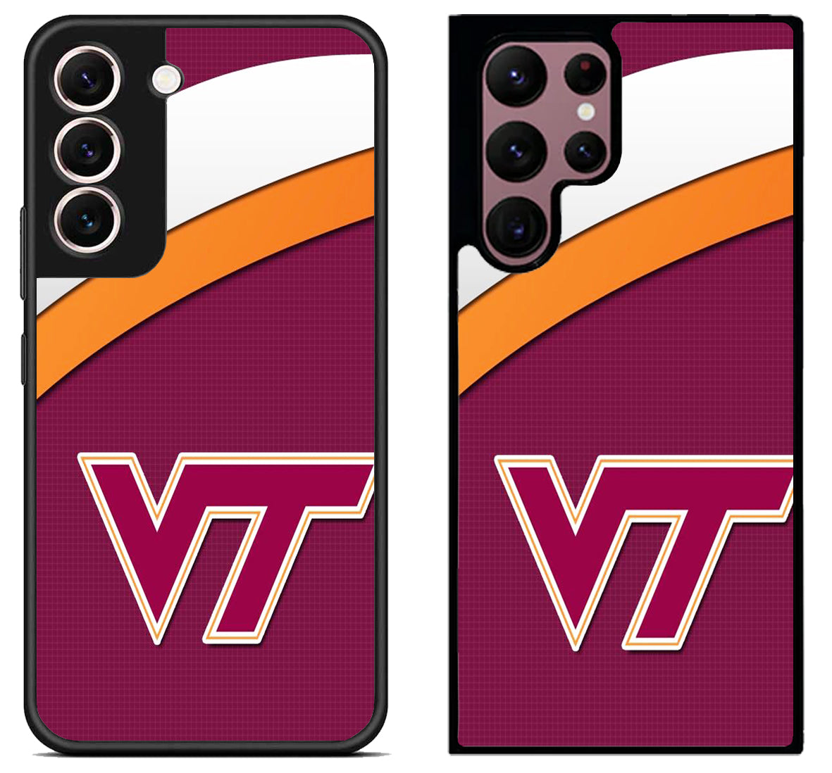 Virginia Tech Hokies Stripe Samsung Galaxy S22 | S22+ | S22 Ultra Case