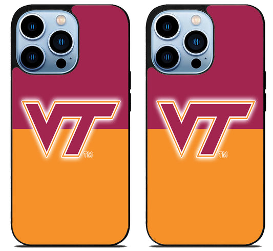 Virginia Tech Hokies Stylish iPhone 15 Pro | iPhone 15 Pro Max Case