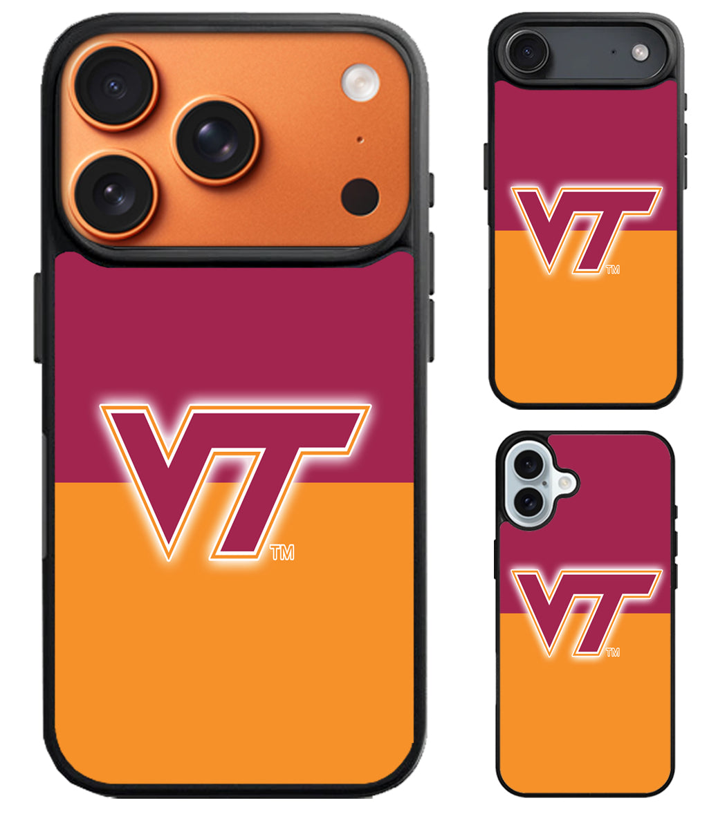 Virginia Tech Hokies Stylish iPhone Air | iPhone 17 | 17 Pro | 17 Pro Max Case
