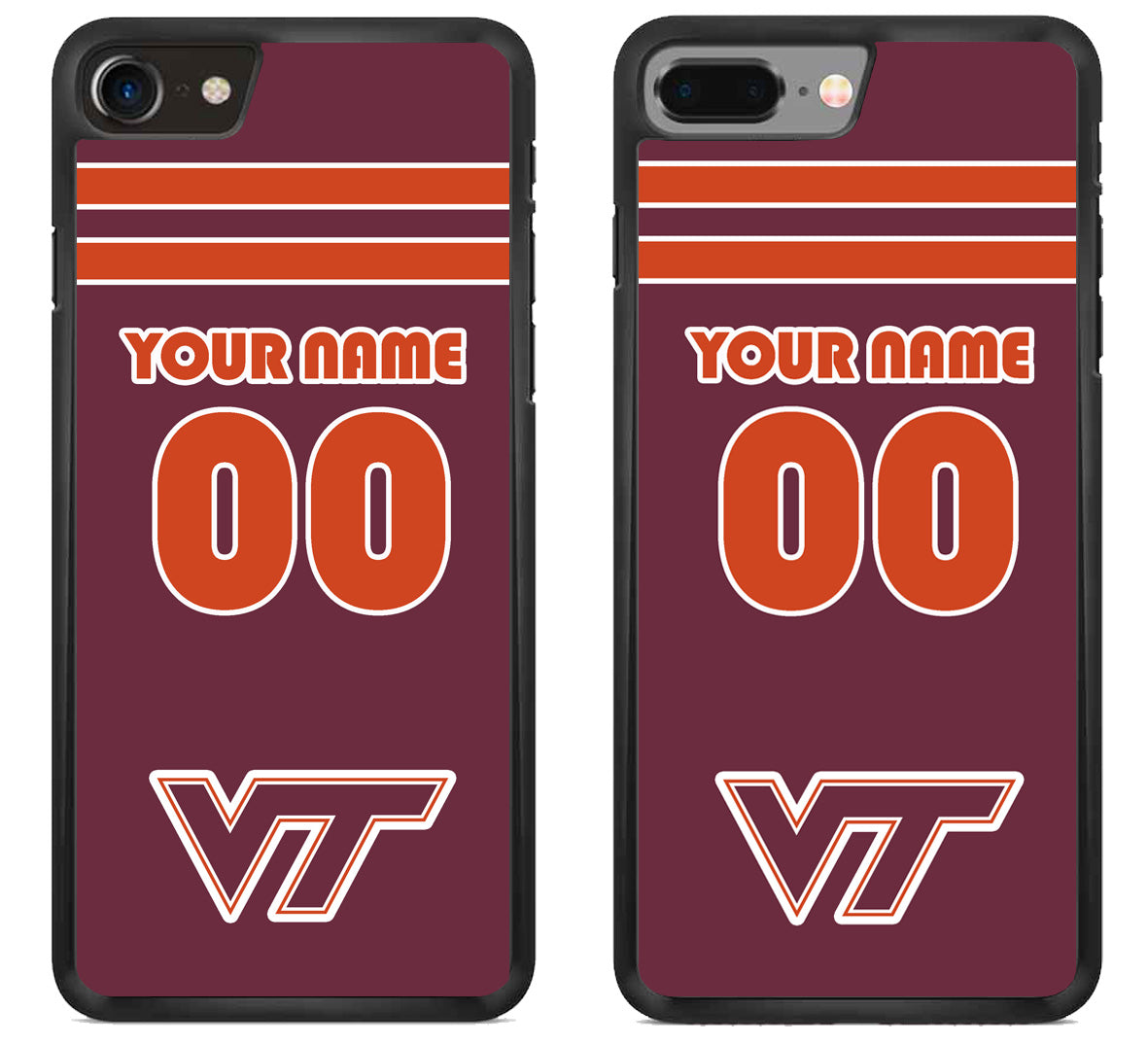 Custom Personalized Virginia Tech Hokies iPhone 8 | 8 Plus Case