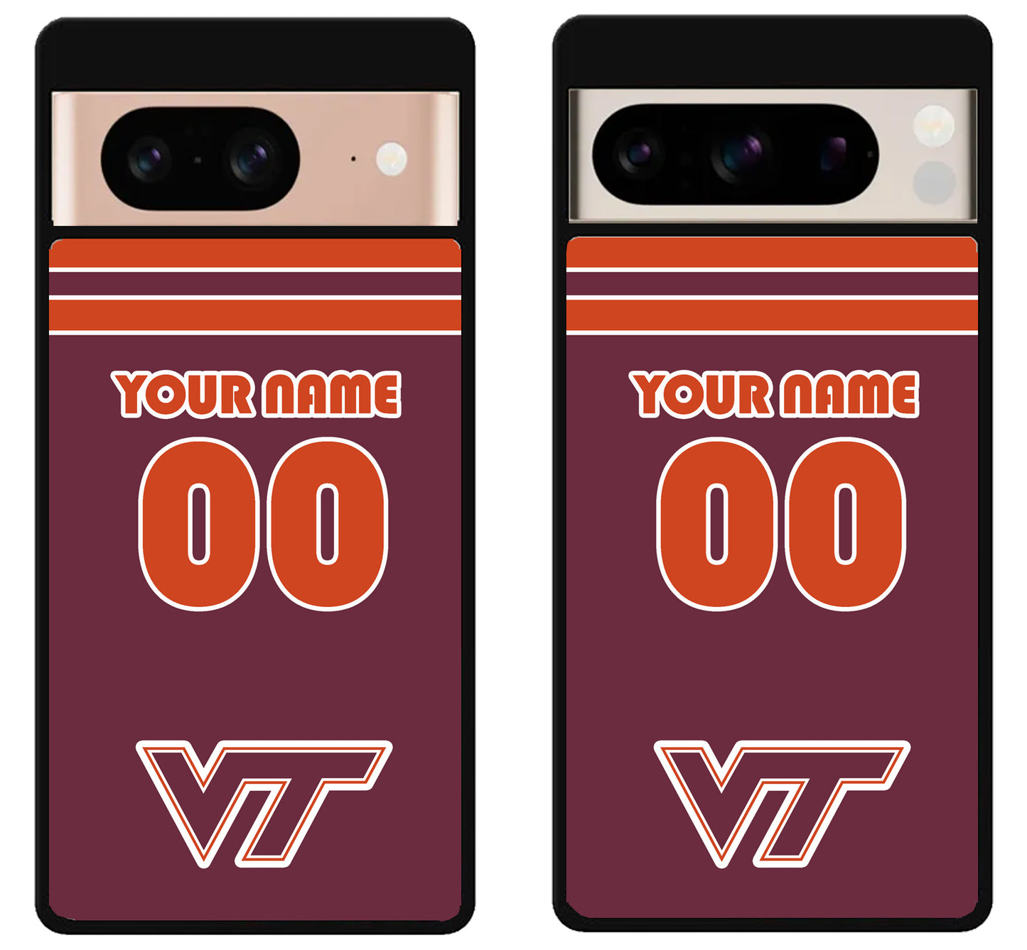 Custom Personalized Virginia Tech Hokies Google Pixel 8 | 8 Pro Case
