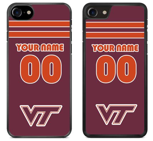 Custom Personalized Virginia Tech Hokies iPhone SE 2020 | iPhone SE 2022 Case