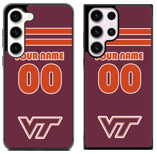 Custom Personalized Virginia Tech Hokies Samsung Galaxy S23 | S23+ | S23 Ultra Case