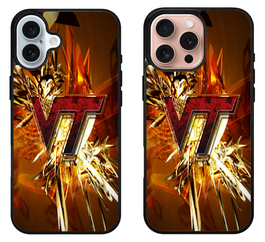 Virginia Tech Hokies cool iPhone 16 | 16 Plus | 16 Pro | 16 Pro Max Case