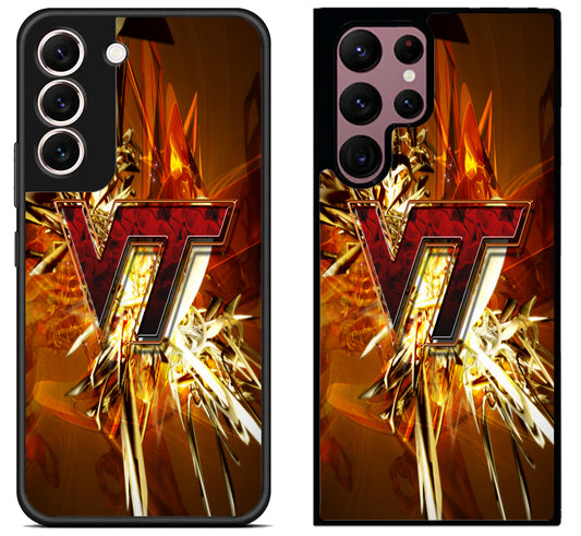 Virginia Tech Hokies cool Samsung Galaxy S22 | S22+ | S22 Ultra Case