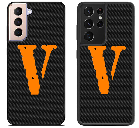Vlone Logo Carbon Samsung Galaxy S21 | S21 FE | S21+ | S21 Ultra Case