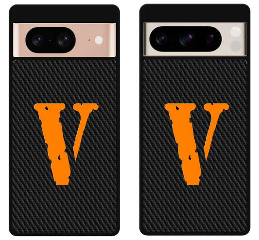 Vlone Logo Carbon Google Pixel 8 | 8 Pro Case