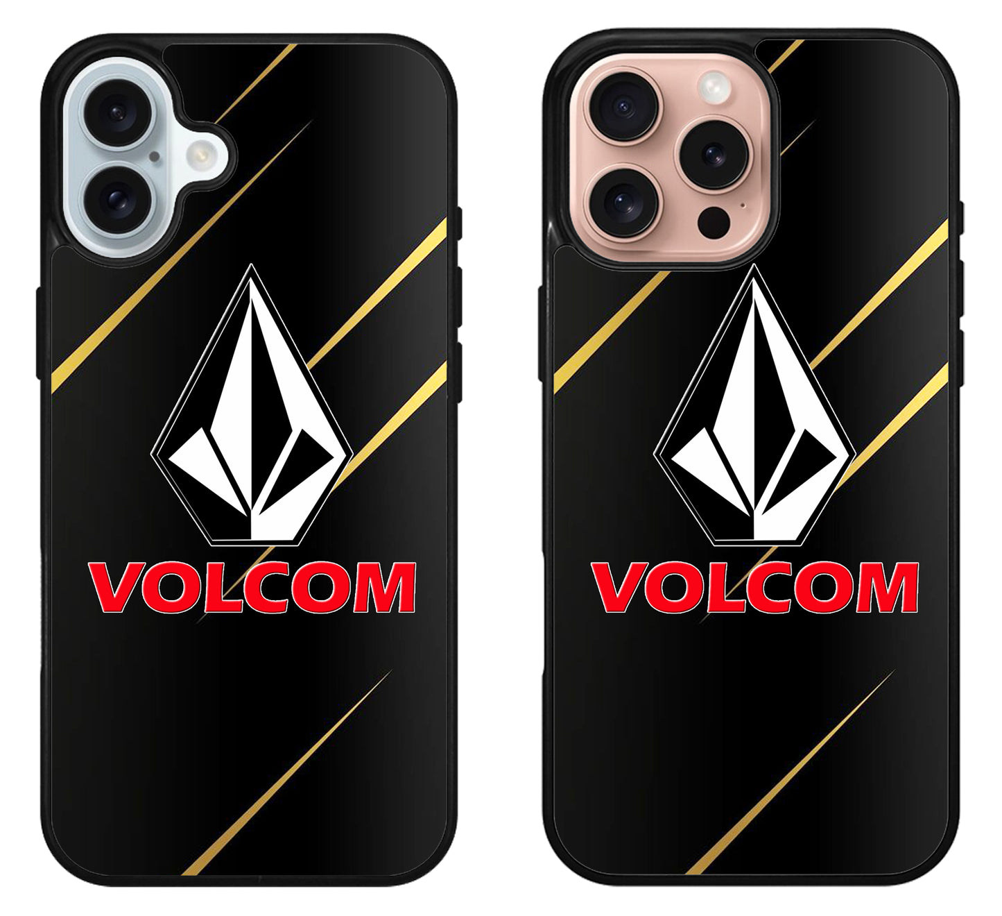 Volcom Black Metallic iPhone 16 | 16 Plus | 16 Pro | 16 Pro Max Case