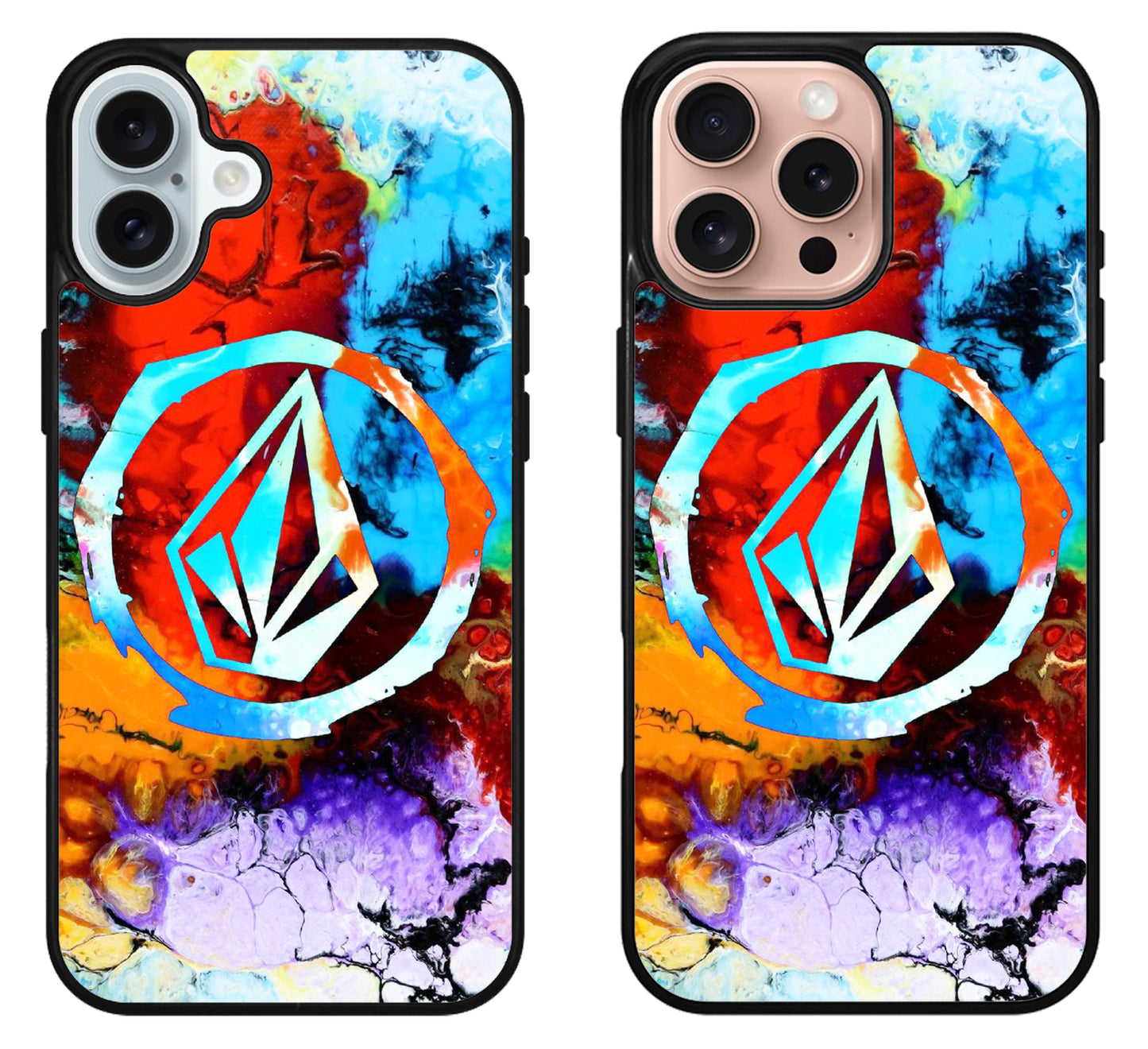 Volcom Logo Colorfull iPhone 16 | 16 Plus | 16 Pro | 16 Pro Max Case