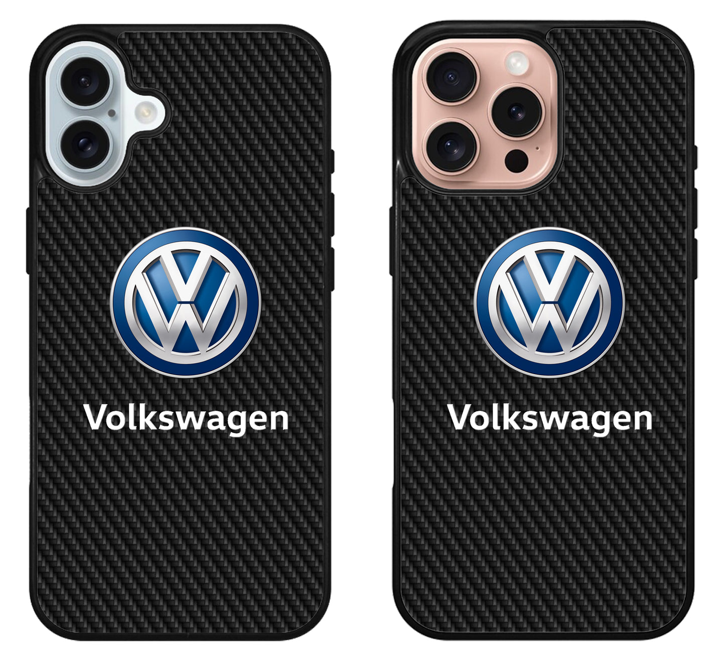 Volkswagen Black Carbon iPhone 16 | 16 Plus | 16 Pro | 16 Pro Max Case