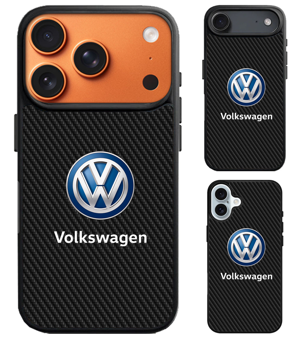 Volkswagen Black Carbon iPhone Air | iPhone 17 | 17 Pro | 17 Pro Max Case