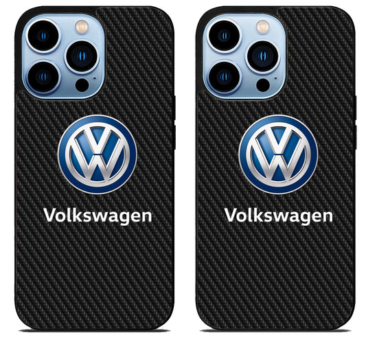 Volkswagen Black Carbon iPhone 15 Pro | iPhone 15 Pro Max Case