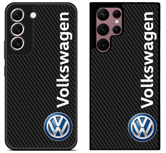 Volkswagen Logo Carbon Samsung Galaxy S22 | S22+ | S22 Ultra Case