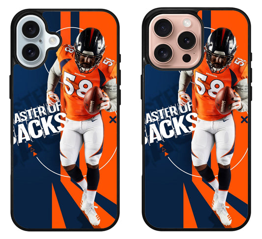 Von Miller Broncos iPhone 16 | 16 Plus | 16 Pro | 16 Pro Max Case