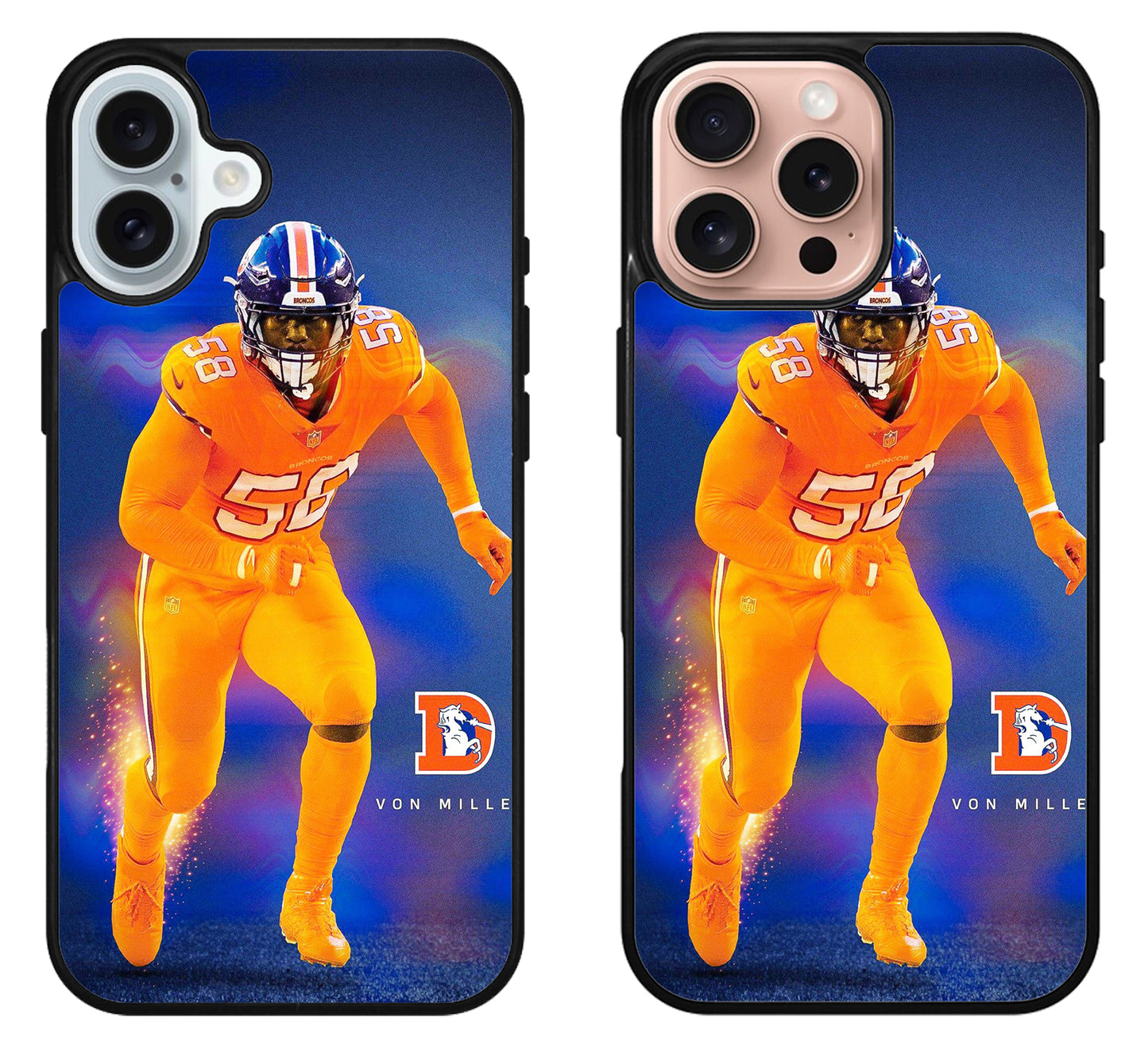 Von Miller Denver Broncos iPhone 16 | 16 Plus | 16 Pro | 16 Pro Max Case