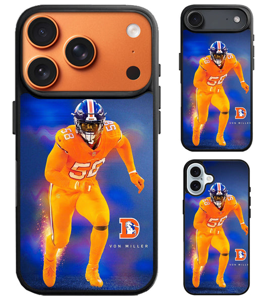 Von Miller Denver Broncos iPhone Air | iPhone 17 | 17 Pro | 17 Pro Max Case