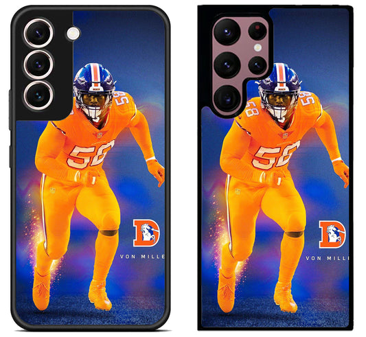 Von Miller Denver Broncos Samsung Galaxy S22 | S22+ | S22 Ultra Case