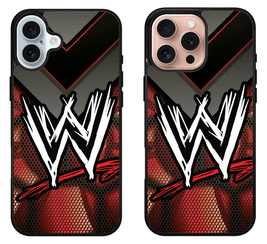 WWE Logo Wallpaper iPhone 16 | 16 Plus | 16 Pro | 16 Pro Max Case