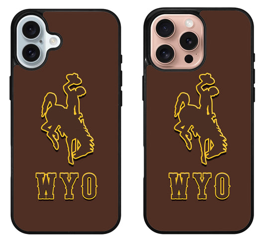 WYO Wyoming Cowboys iPhone 16 | 16 Plus | 16 Pro | 16 Pro Max Case