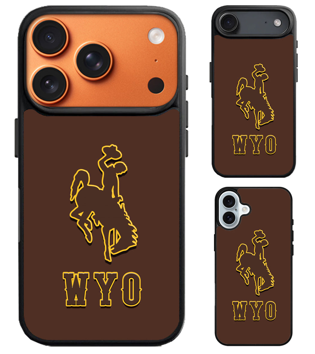 WYO Wyoming Cowboys iPhone Air | iPhone 17 | 17 Pro | 17 Pro Max Case