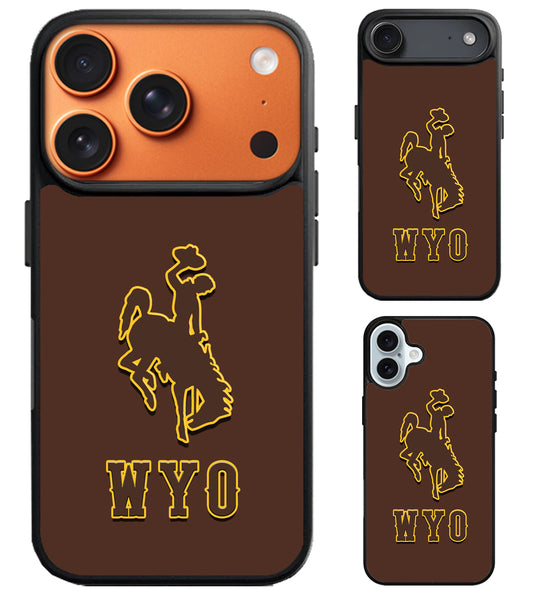 WYO Wyoming Cowboys iPhone Air | iPhone 17 | 17 Pro | 17 Pro Max Case
